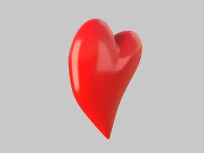 Heart icon v 31 3D model