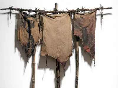 Forsaken Banner Low-poly 3D model