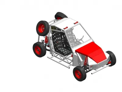 WG 3002 - STL Buggie  3D model