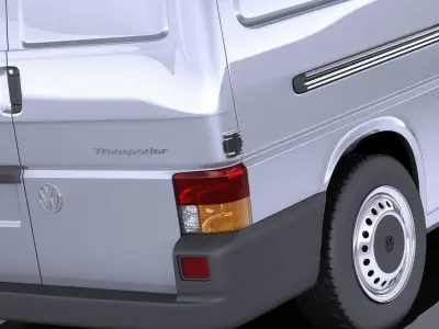 Volkswagen T4 Van 1990-2003 VRAY 3D model