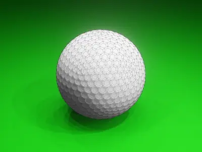 Golf Sports Ball 3D model
