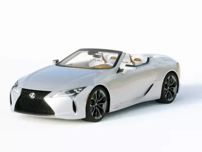 Lexus LC 500 Convertible 2021 3D model