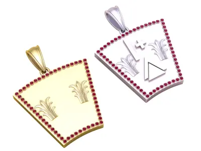 pendant luxury 3D jewelry 3D print model