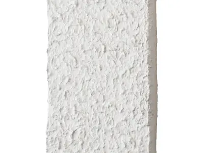 Abstract plaster painting 3D model