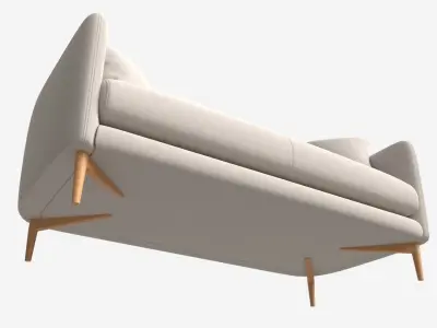 Sofa Small Ercol Aosta 3D model