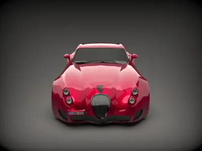 wiesmann mf5 roadster 3d model  3D model