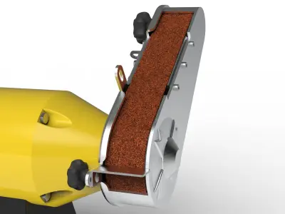 Bench Grinder 4K 3D model