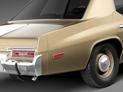Dodge Monaco 1974 3D model
