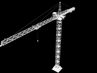 Tower Crane 3D model