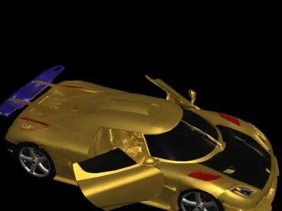  Koenigsegg Agera Car Model 3D Low-poly 3D model