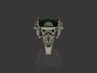 ANTIQUE RING N - 172 3D print model