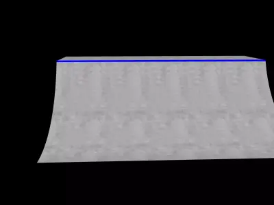 Quarter Pipe Free low-poly 3D model