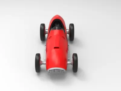 Ferrari 375 F1 Low-poly 3D model