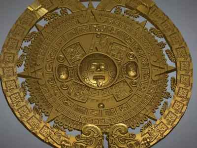 Maya Calender 3D print model