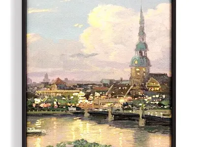 Nature picture Decor 3D model