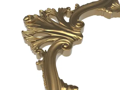 Carved Picture Frame 3D model