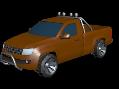 Pickup Hypercasual Low-poly 3D model