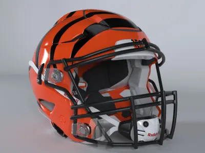 CINCINNATI BENGALS Helmet Football AFC NORTH PBR updated 2025 3D model