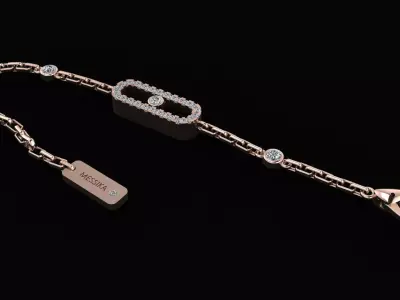 MESSIKA MOVE UNO PAVE 3D PRINTONG MODEL 3D print model