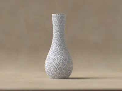 Flower Pot Low-poly 3D model get