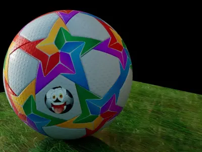 Soccer ball Free 3D model 2