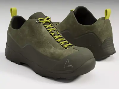 Sneakers Katharina ROA military Low-poly 3D model