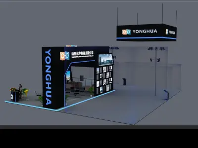 Exhibition - Area - 13X15-3DMAX2009-03 3D model