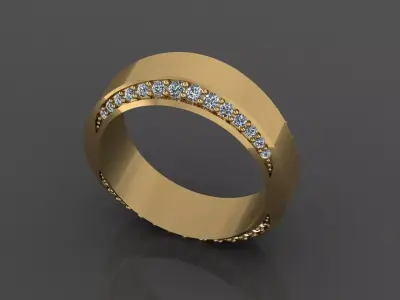 AM005 eternity ring  3D print model
