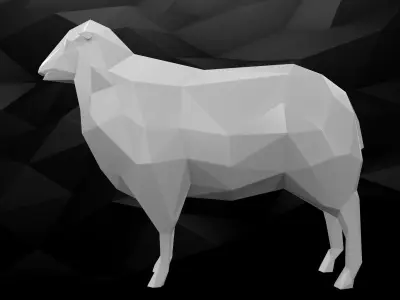 3D Printable Low-Poly Animals Pack 3D print model
