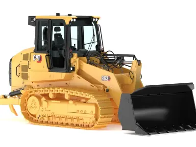 963 CAT Track Loader 3D model