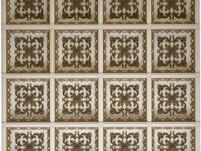 Decorative Ceiling Tile  3D model