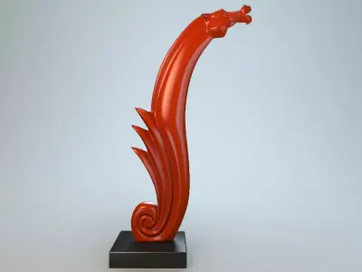 Sea Horse Sculpture P 3D print model