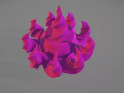 Decorative coral Free 3D model
