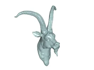 Goat head 3D model