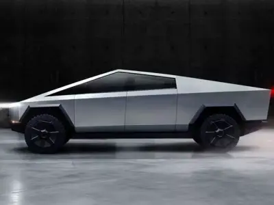 Cybertruck futuristic electric vehicle 3D model