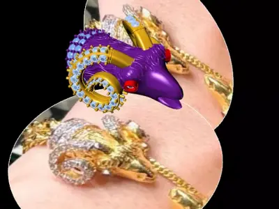 Goat Bracelet 3D print model