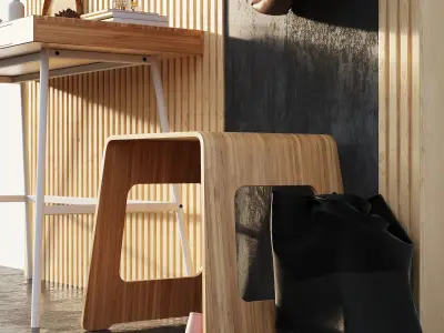 Furniture composition in the hallway IKEA 1 3D model