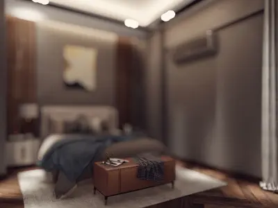 Master Bedroom Interior 3D model