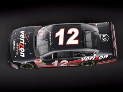 NASCAR 2010 Dodge Challenger 3D model