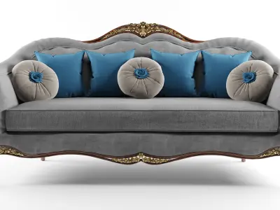 Classic Living Room 1 3D model