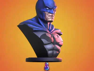 Batman bust 3D print model