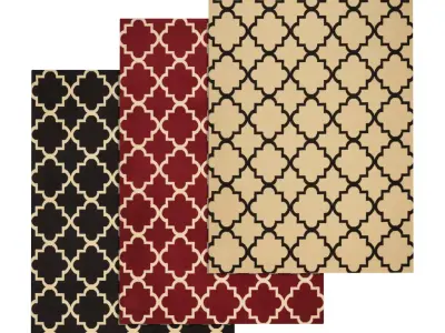 Rug Set 1124 3D model
