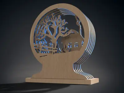 Decorative frame 3D model