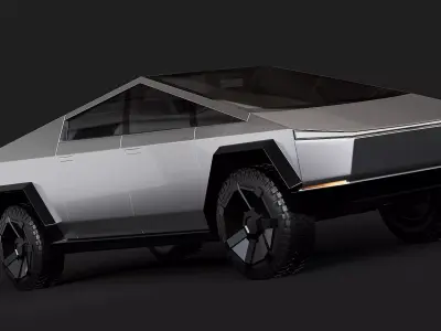 Tesla Cybertruck 3D model 10