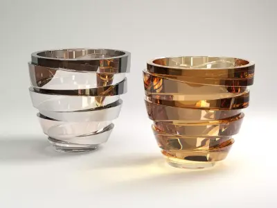 ANNA TORFS Parts Low Less Sculpture Vases 3D model