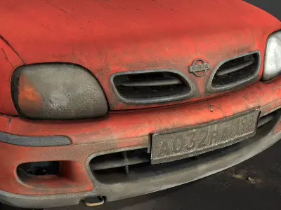 Nissan Micra K11 RAW Scan 3D model