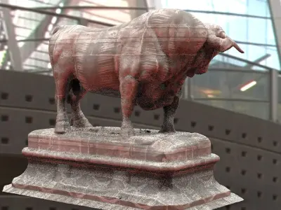 Bull Statue  3D model