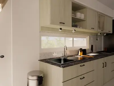 3D Modelling House Modern Classic 3D model
