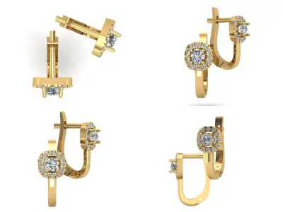 Earrings od87 3D print model