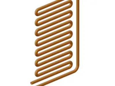 Plastic Refrigerator Condenser Coil Toy 3D model